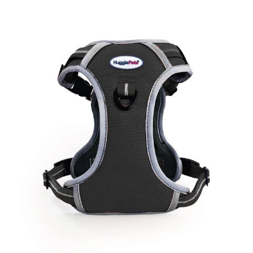 HugglePets Activity and Travel Harness Black