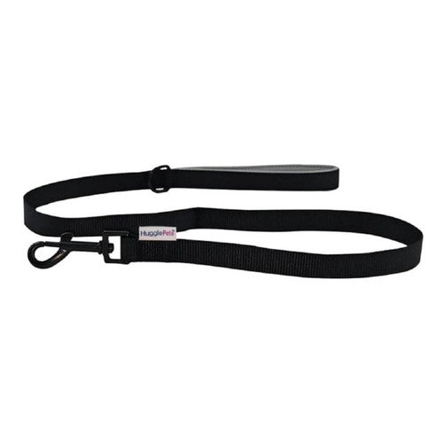 HugglePets Padded Lead Black