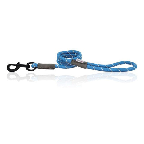 HugglePets Reflective Rope Lead Blue