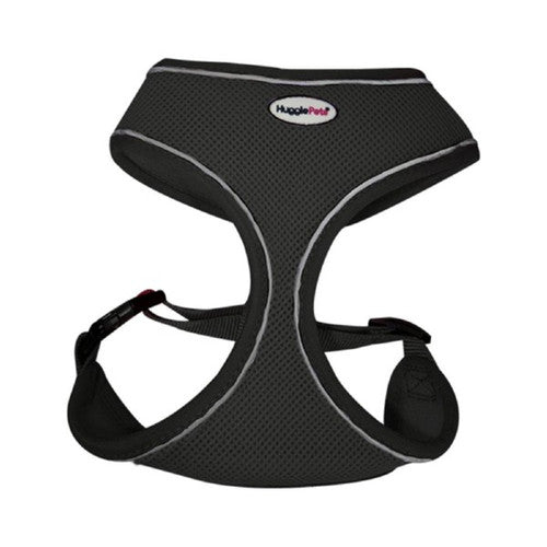 HugglePets Air Mesh Harness Black