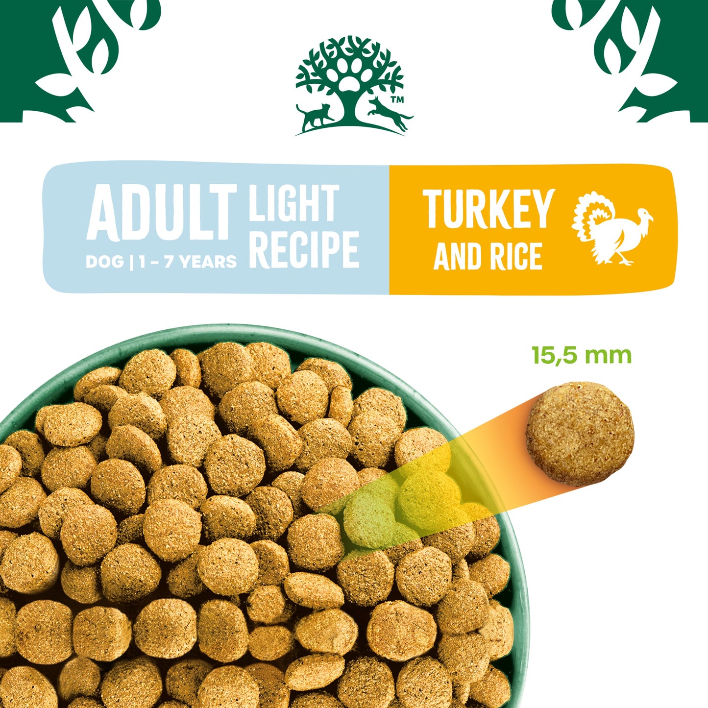 James Wellbeloved Dry Dog Light Adult Turkey & Rice 12kg