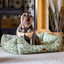 William Morris Square Dog Bed Willow Bough Print