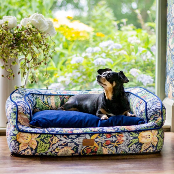 William Morris Strawberry Thief Pet Sofa