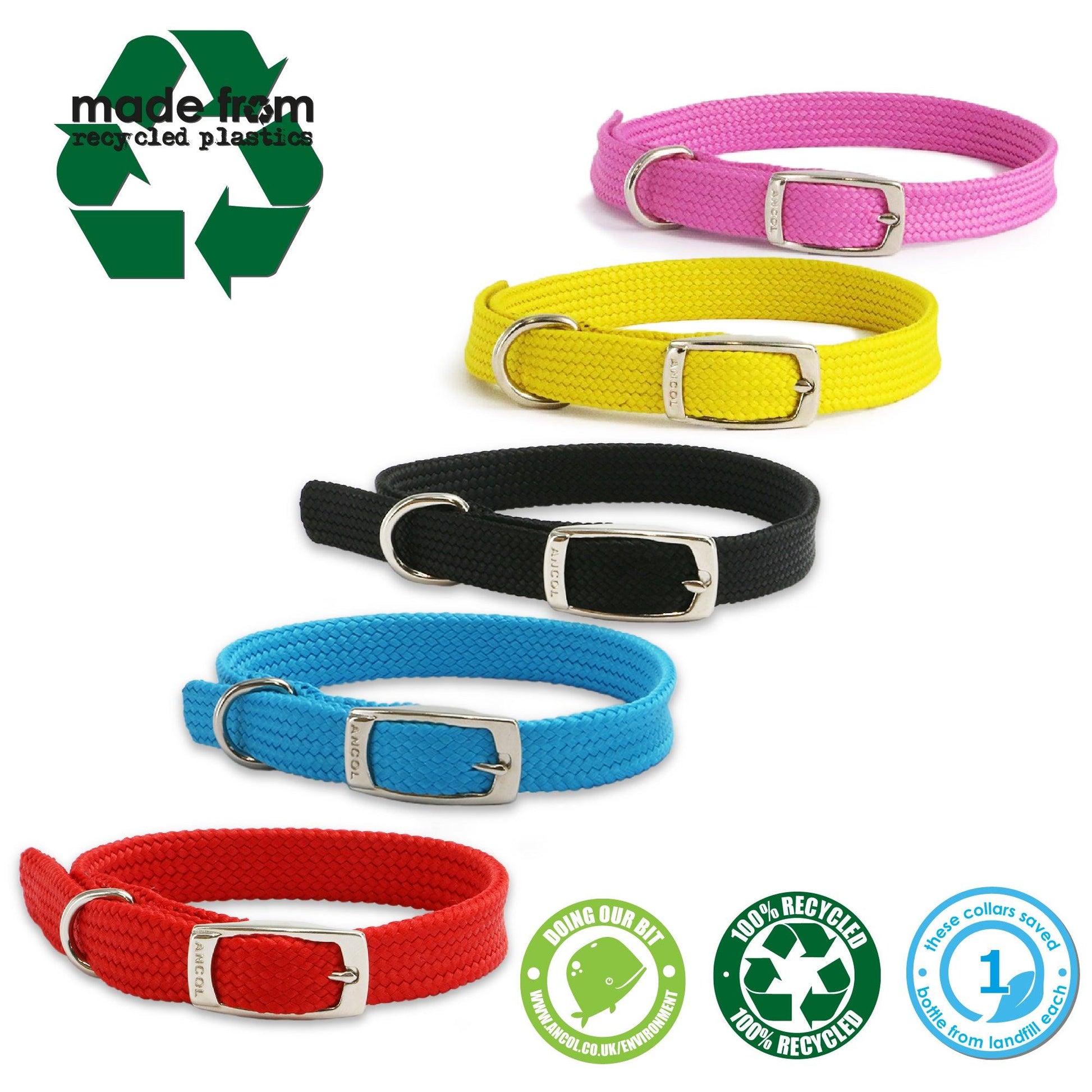 Ancol Softweave Collar Mustard Made From Size 3 - Ormskirk Pets