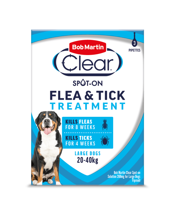 Bob Martin Clear Spot-On Large Dogs 3 Treatments