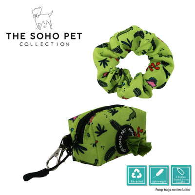 Ancol Dino Patterned Poop Bag and Scrunchie - Ormskirk Pets