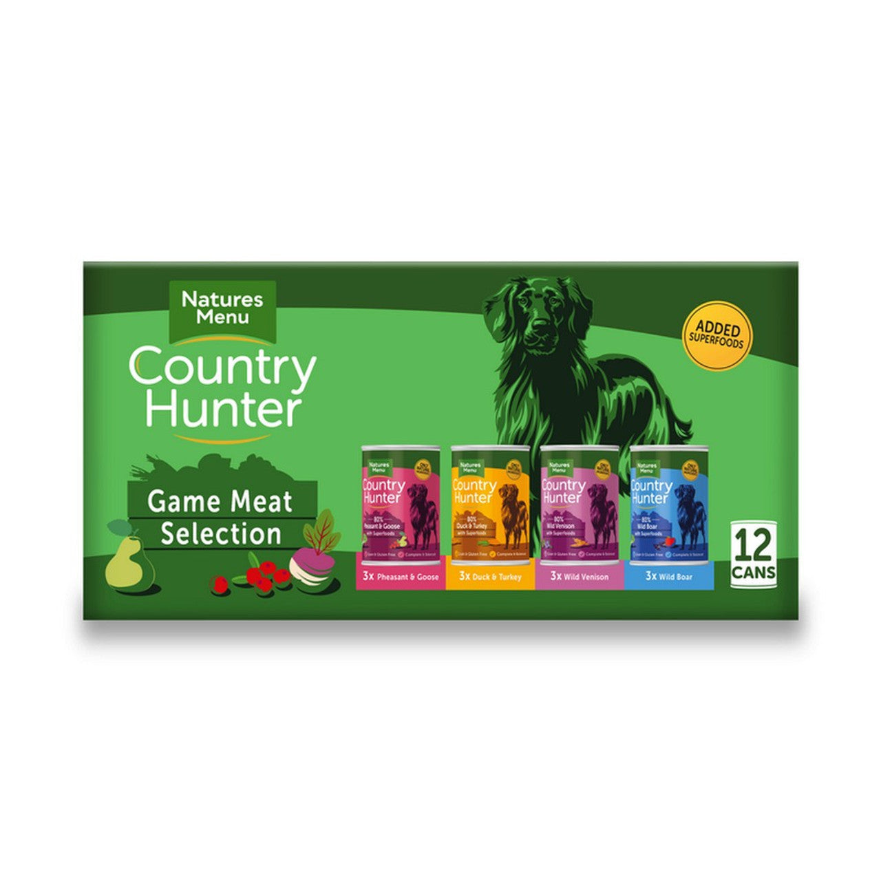 Natures Menu Country Hunter Game Meat Selection Multipack Cans 12 x 400g