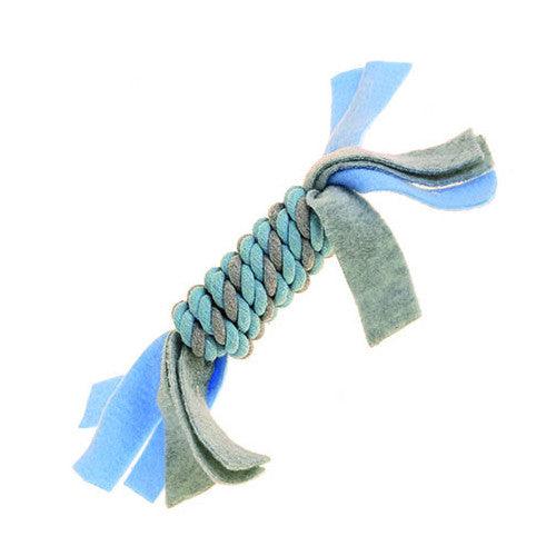 Little Rascals Fleecy Rope Coil Tugger - Ormskirk Pets