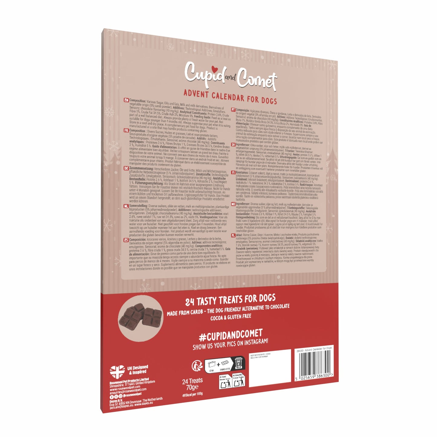 Rosewood Advent Calendar For Dogs 70G
