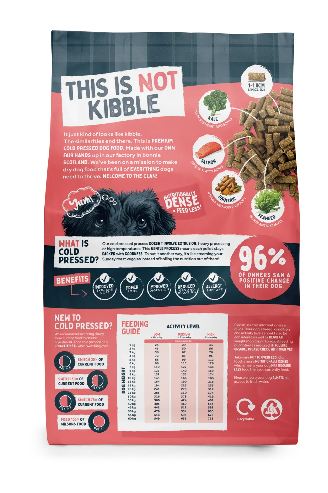 Wilsons Salmon Dry Cold Pressed Dog Food