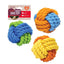 Rosewood tough toys 3.5" Rubber & Rope Ball Asstd