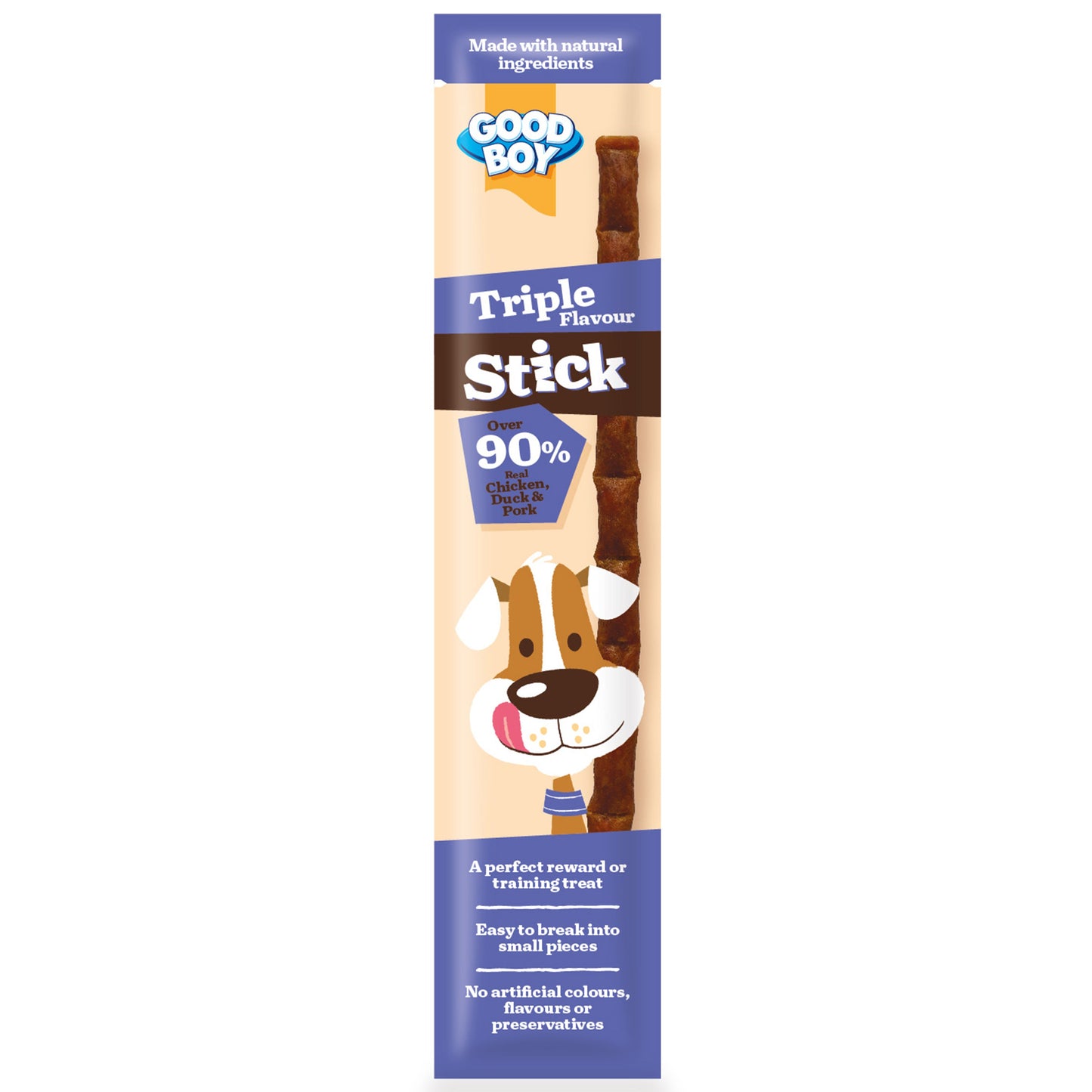 Good Boy Triple Flavour (Chicken, Duck and Pork) Stick 15g