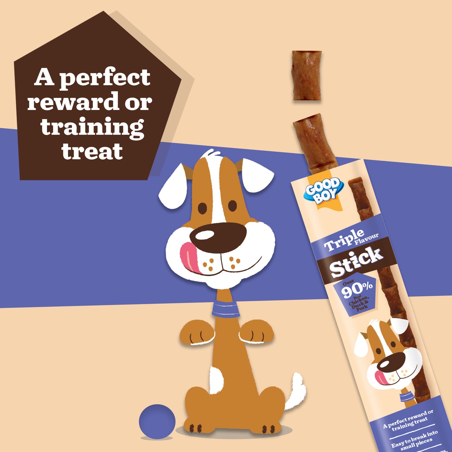 Good Boy Triple Flavour (Chicken, Duck and Pork) Stick 15g