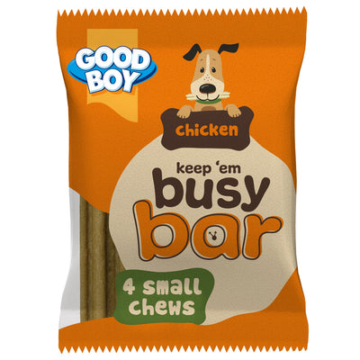 GOOD BOY BUSY BAR CHICKEN Small 4 per pack