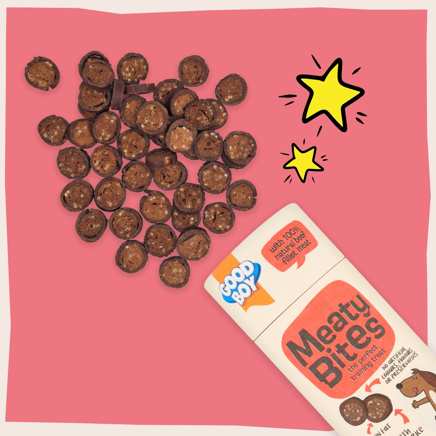 GOOD BOY MEATY BITES BEEF RICE 70g
