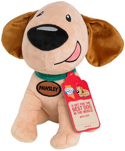 Good Boy Gift Pawsley Dog 10" Plush Toy