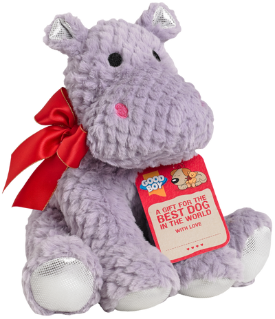 Good Boy Gift Hippo 10" Plush Toy