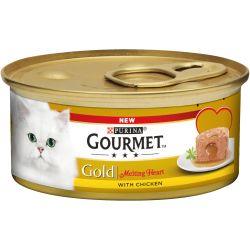 Gourmet Gold Melting Heart Chicken 85g x 12 - Ormskirk Pets