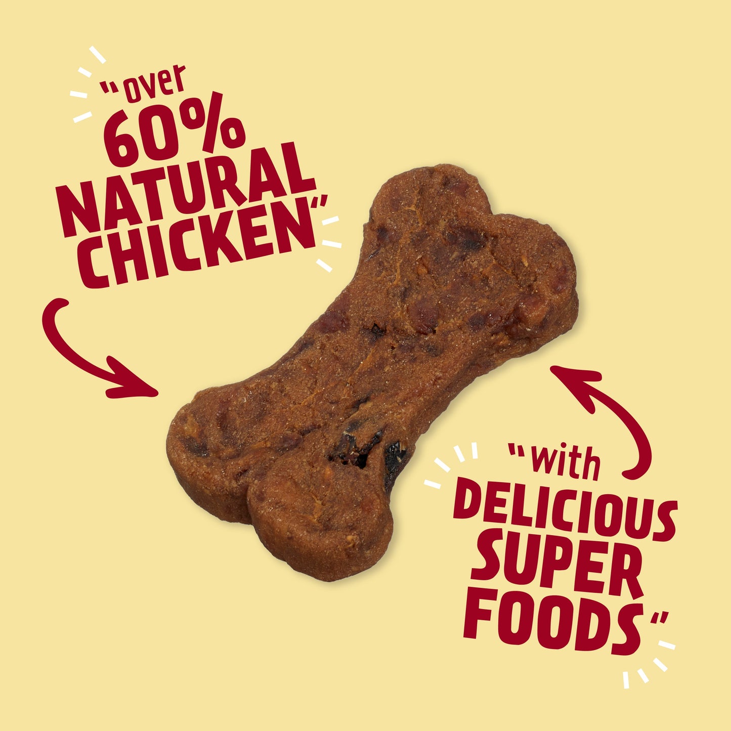 Good Boy Super Licious Chicken With Apple & Cranberry Bones 100g