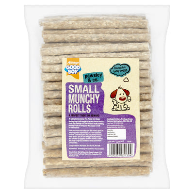 Good Boy Small Munchy Rolls Natural 100 pack - 125mm (5”) x 9-10mm