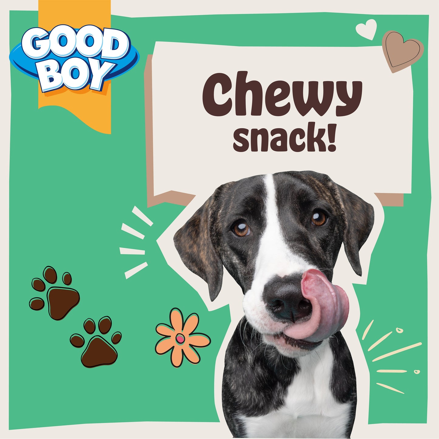 Good Boy Small Munchy Rolls Natural 100 pack - 125mm (5”) x 9-10mm