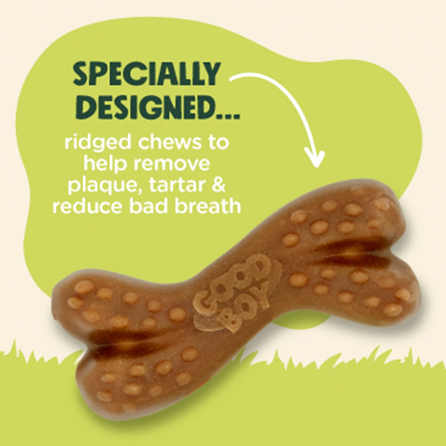 Good Boy Chompers Dental Bone 120MM - 1PK 60g