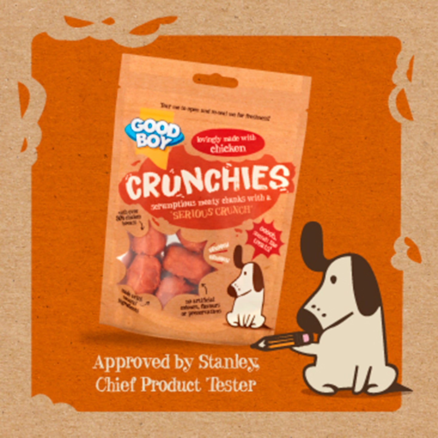 Good Boy Crunchies Chicken, 60g