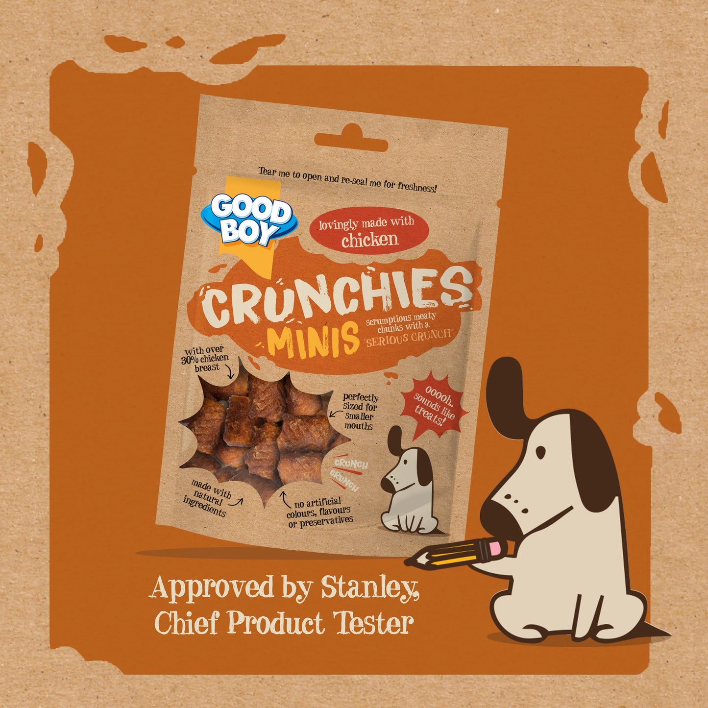 Good Boy Crunchies Minis Chicken, 60g