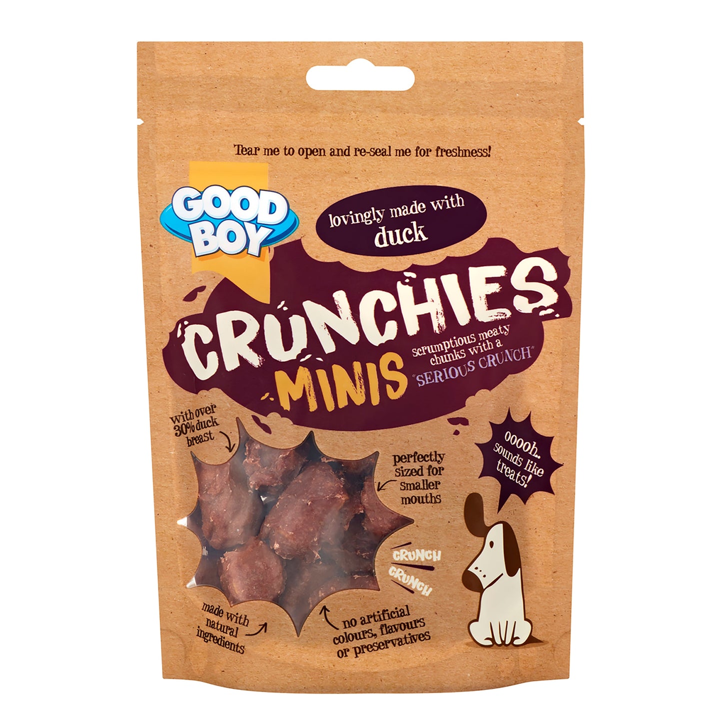 Good Boy Crunchies Mini Duck, 60g