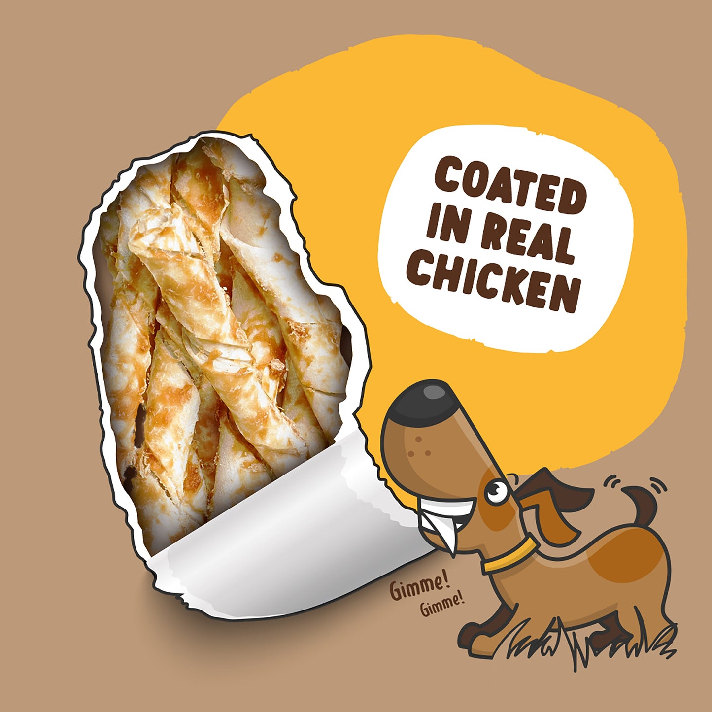Good Boy Tough & Tasty Chicken Chomp Stick 60g