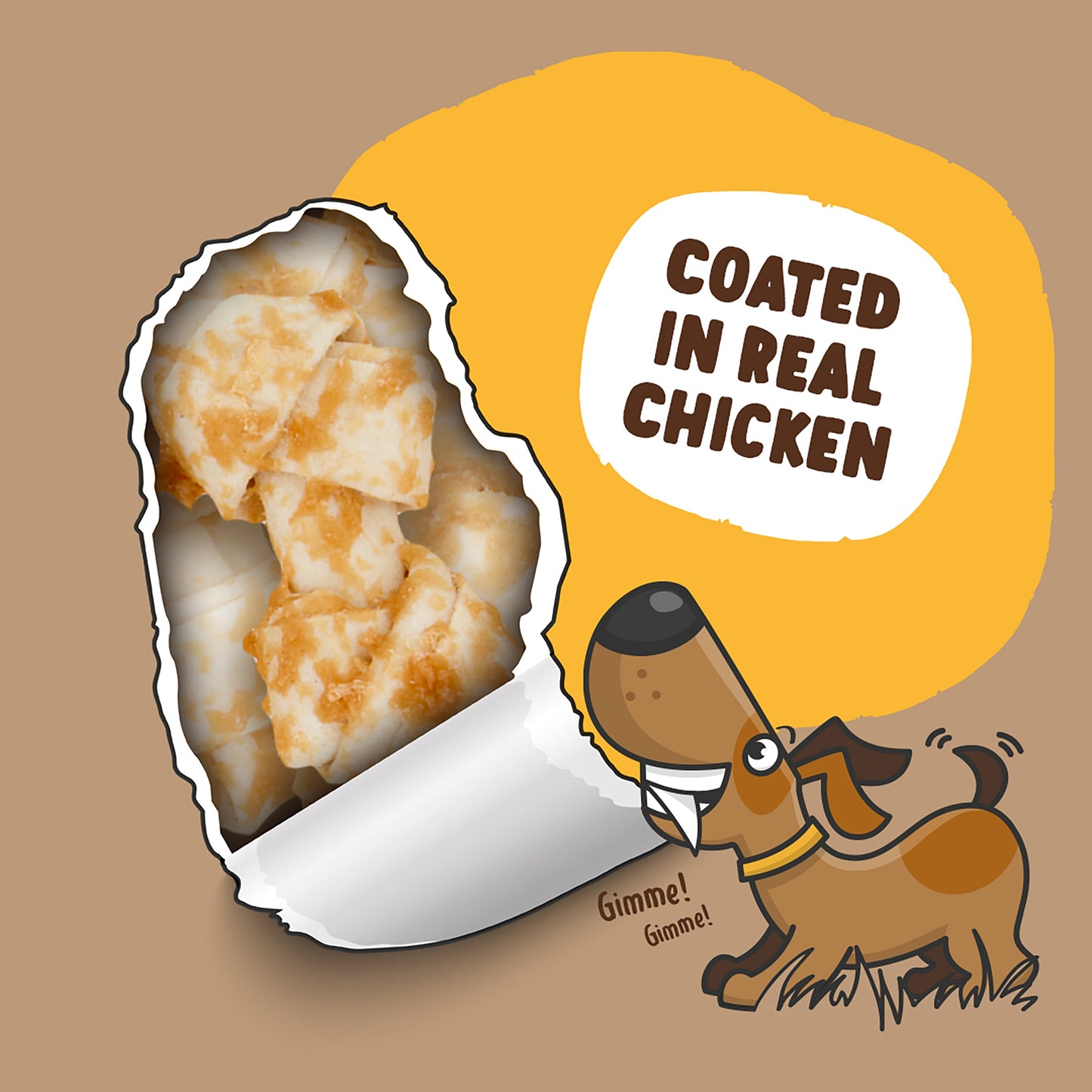 Good Boy Tough & Tasty Chicken Mini Knots 60g