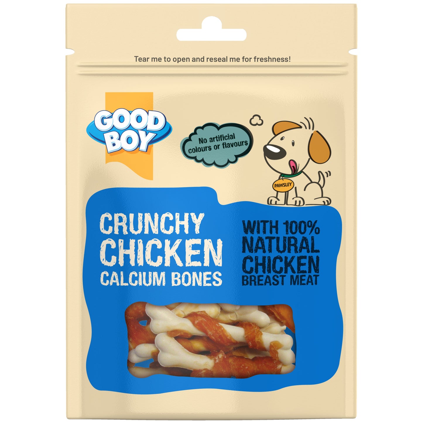 Good Boy Deli Chicken Calcium 100g or Buy 8 and save!