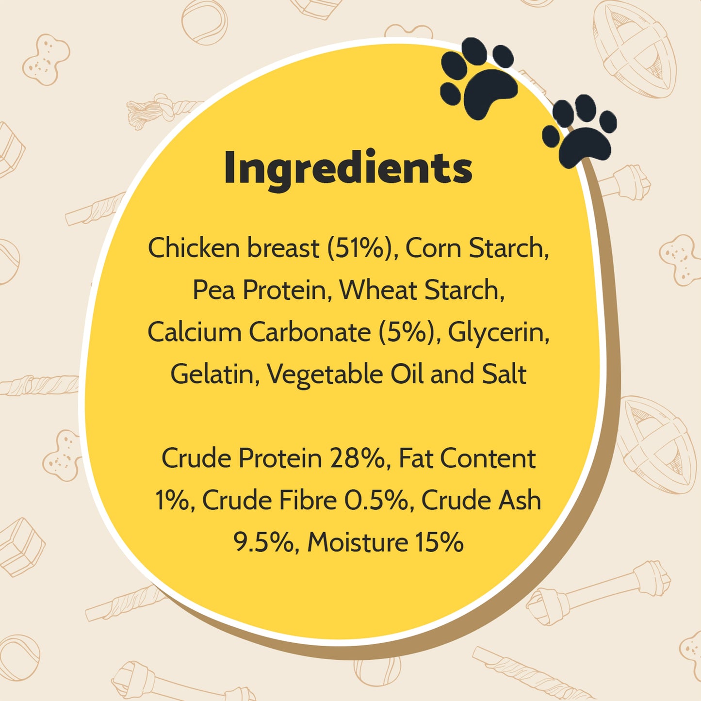 Good Boy Deli Chicken Calcium 100g or Buy 8 and save!
