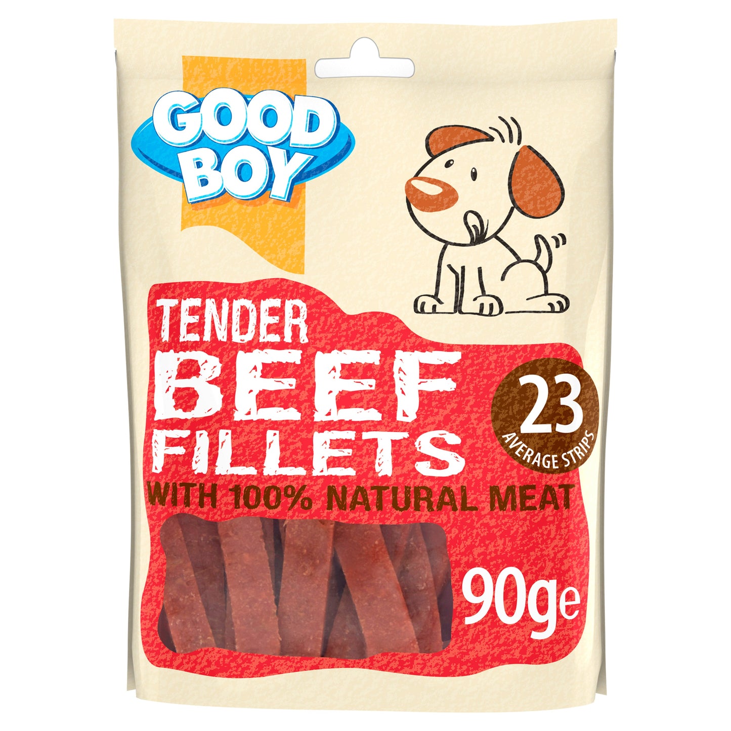 Good Boy Beef Fillets 90g