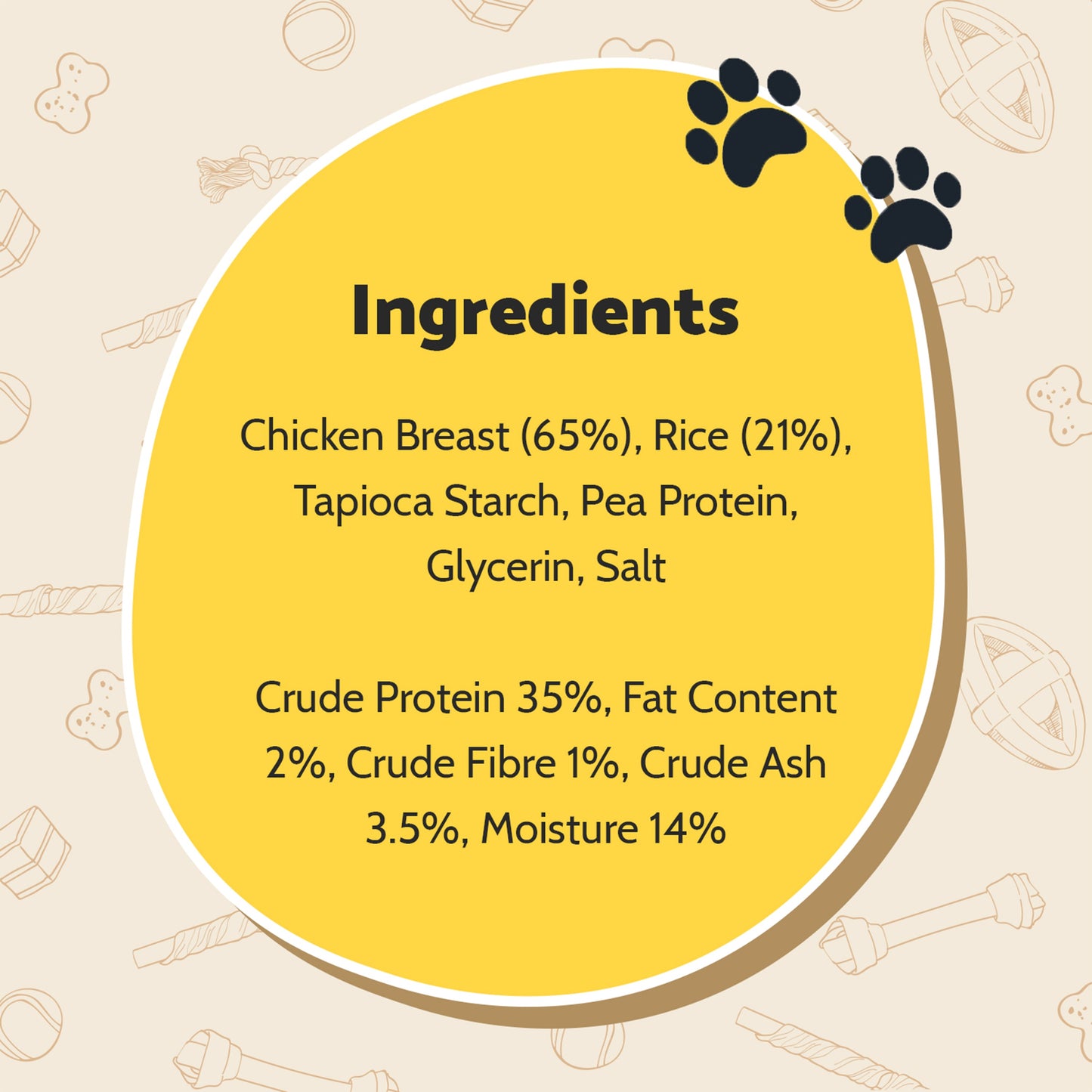 Good Boy Crunchy Chicken & Rice Bones 100g