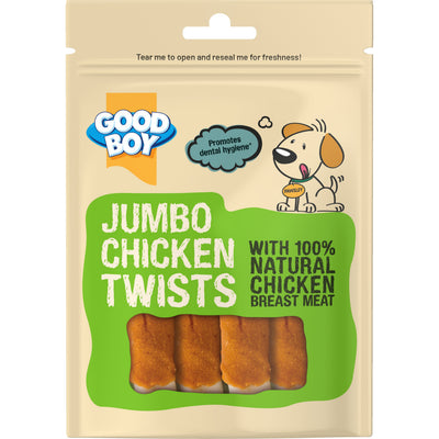Good Boy Jumbo Chewy Twists 100g Buy 12 and save!