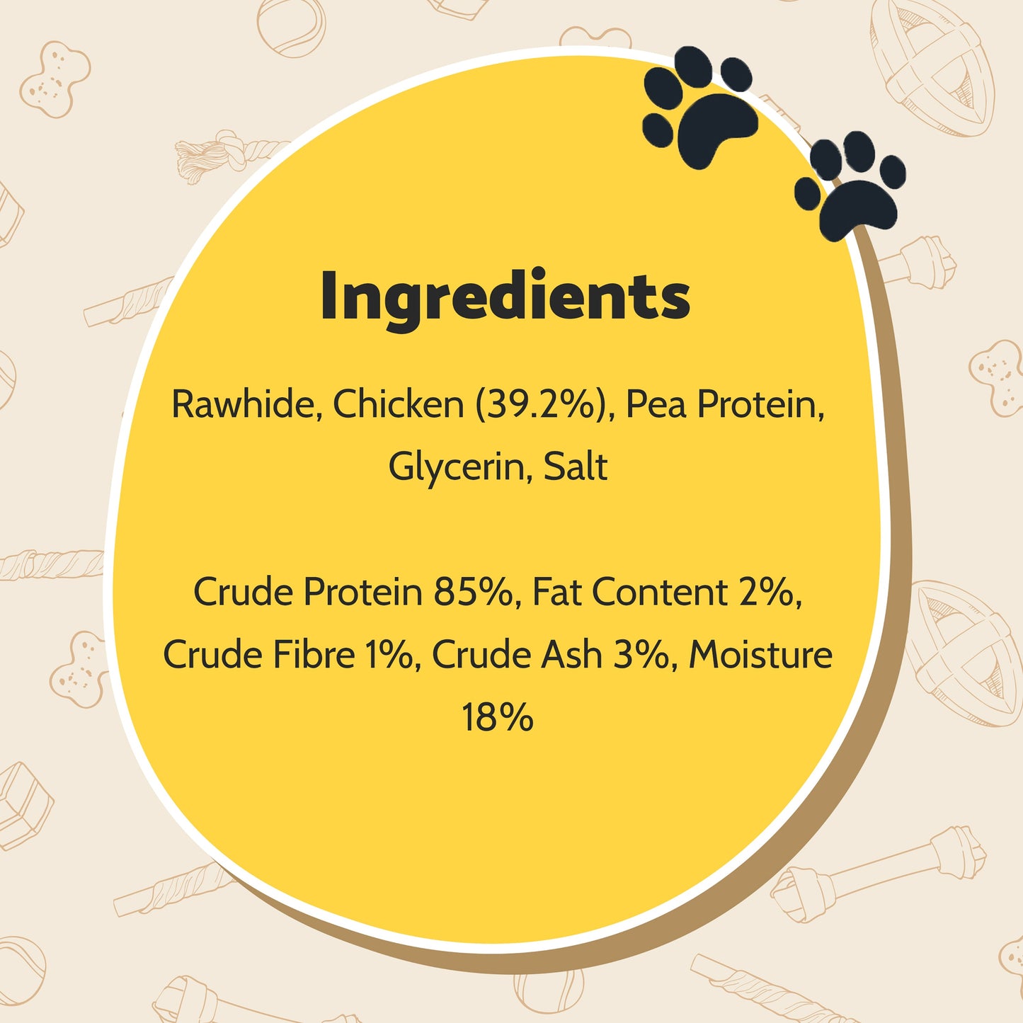 Good Boy Chewy Bones with Chicken 80g