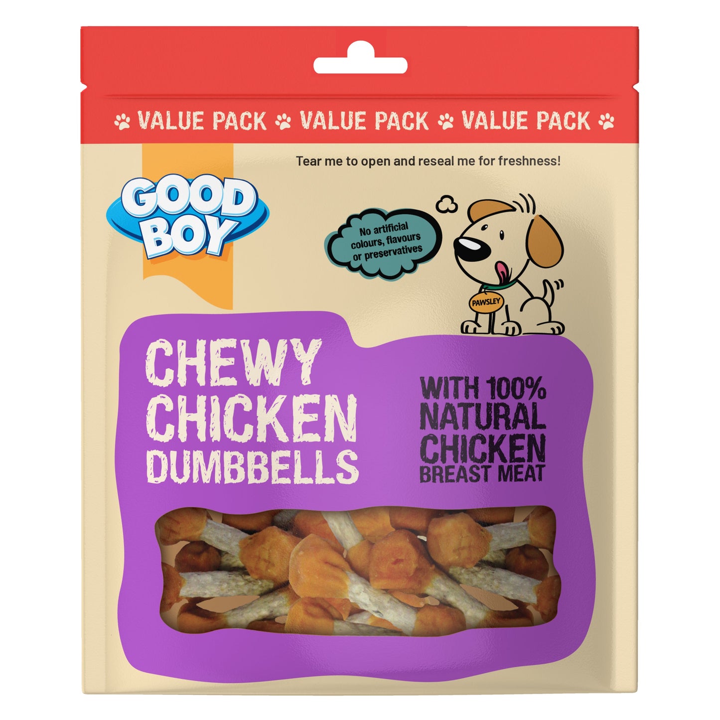 Good Boy Chewy Chicken Dumbbells 350g