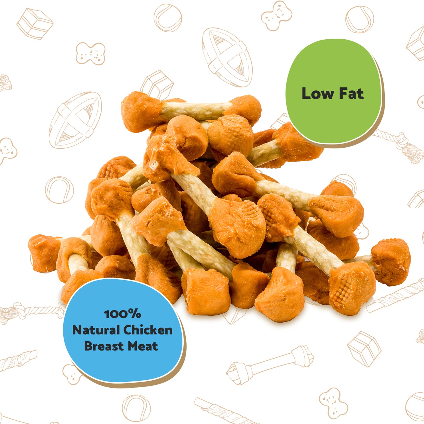Good Boy Chewy Chicken Dumbbells 350g