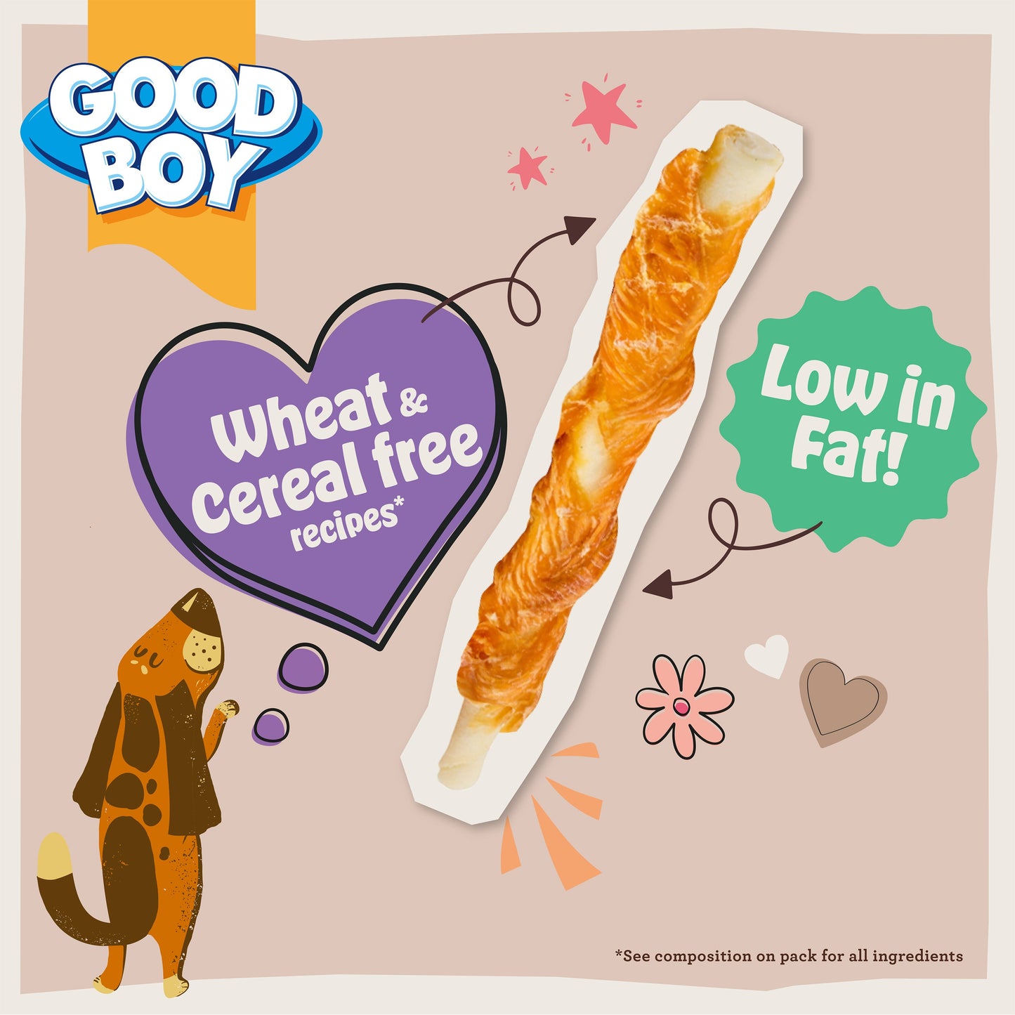 Good Boy Pawsley Chewy Twists Chicken 320g