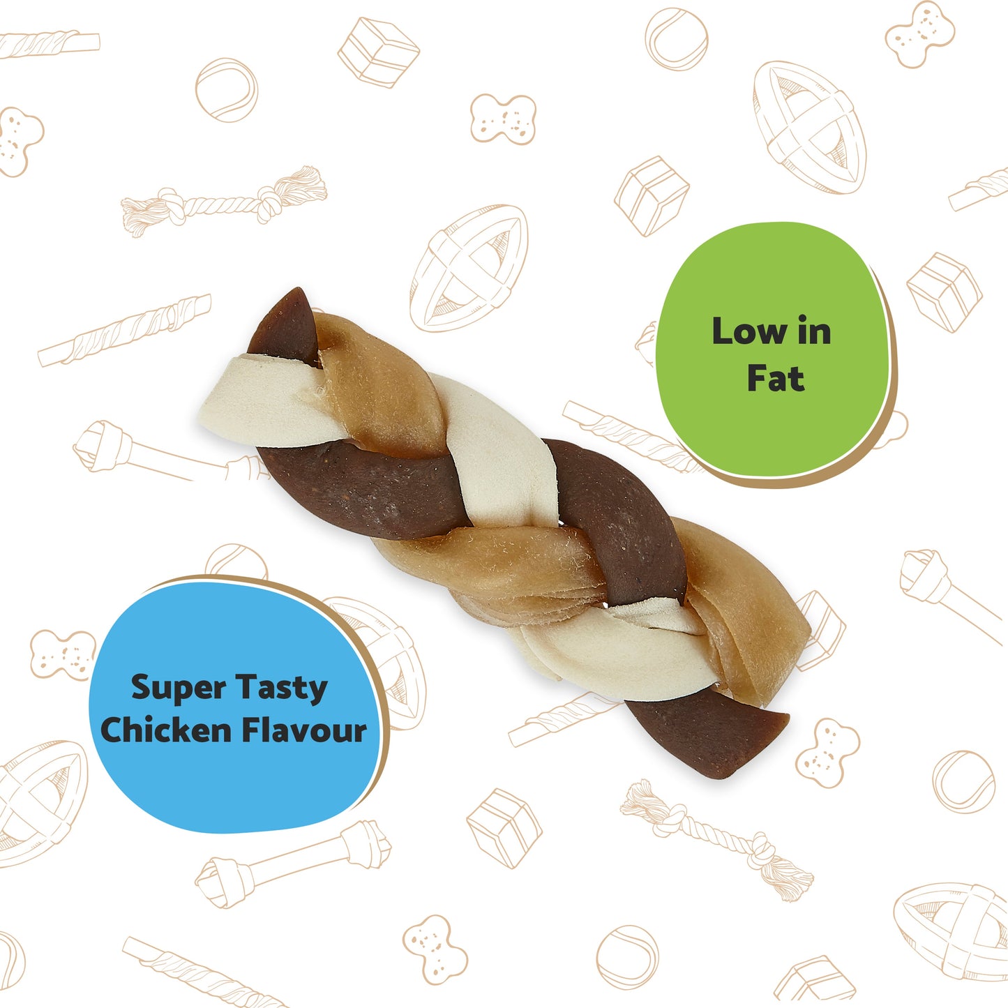 Good Boy Chewy Braid Beef Small 125mm (5”) 55g