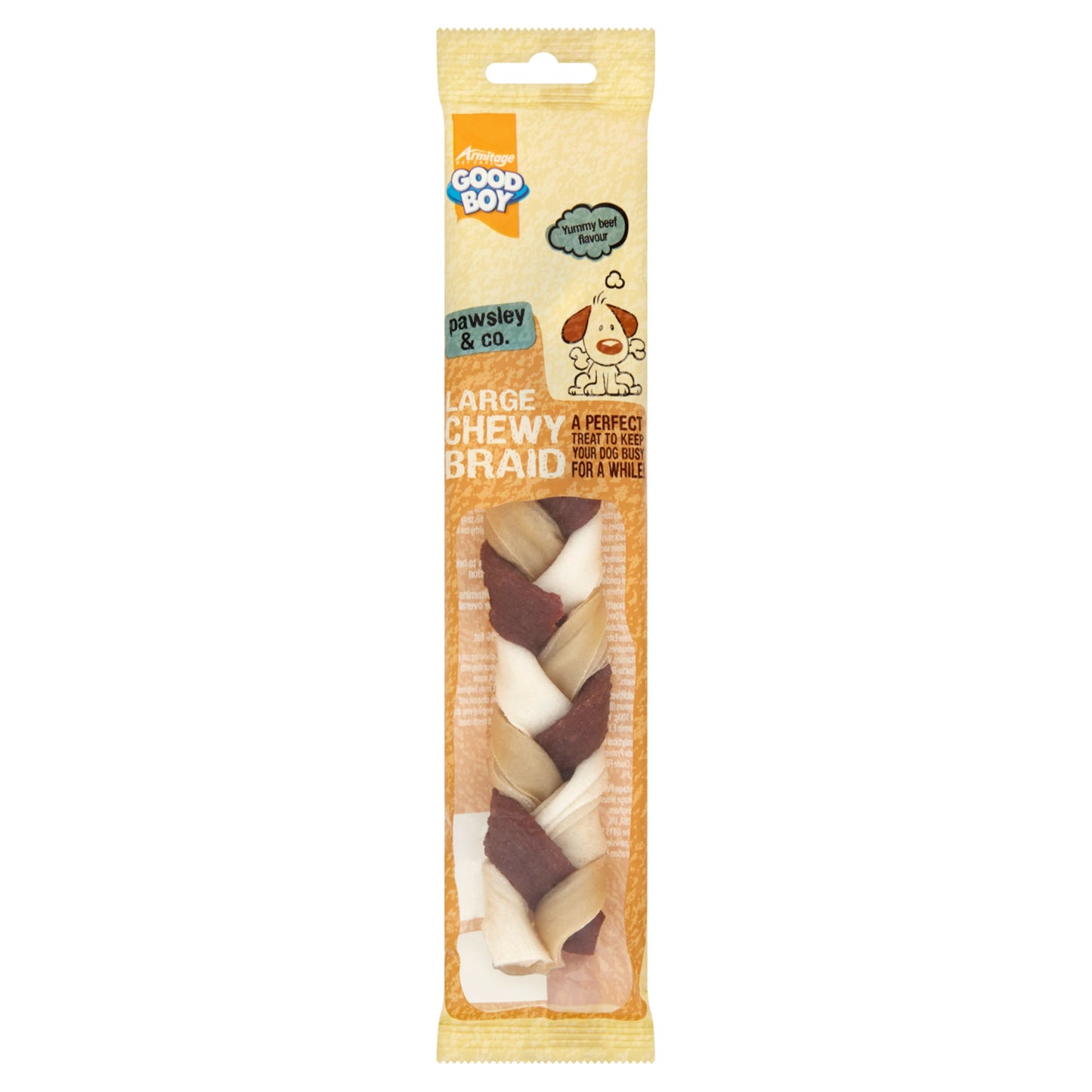Good Boy Chewy Braid Beef Large 200mm (8”) 90g
