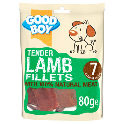 Good Boy Lamb Fillets 80g