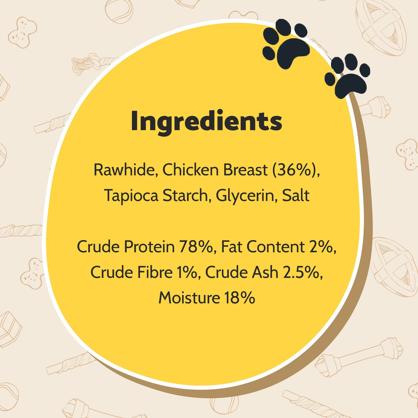 Good Boy Pawsley Mega Chewy Twist Chicken 70g