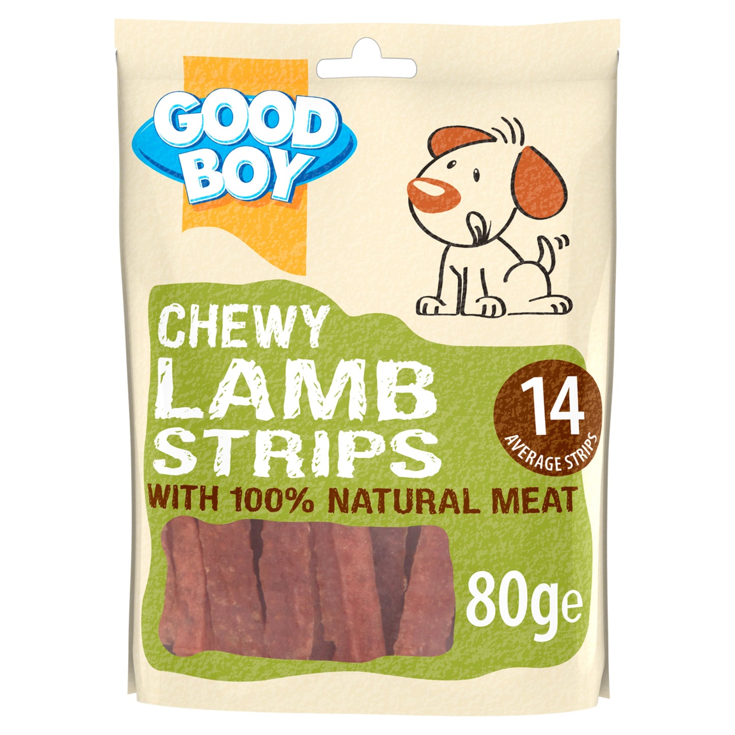 Good Boy Chewy Lamb Strips 80g