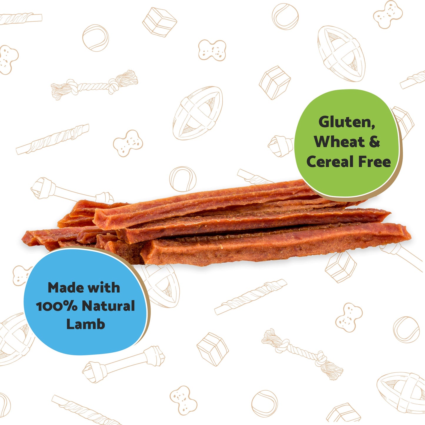 Good Boy Chewy Lamb Strips 80g