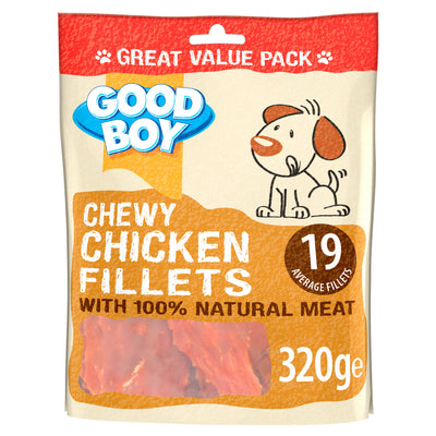 Good Boy Chicken Fillets 320g Dog Treat