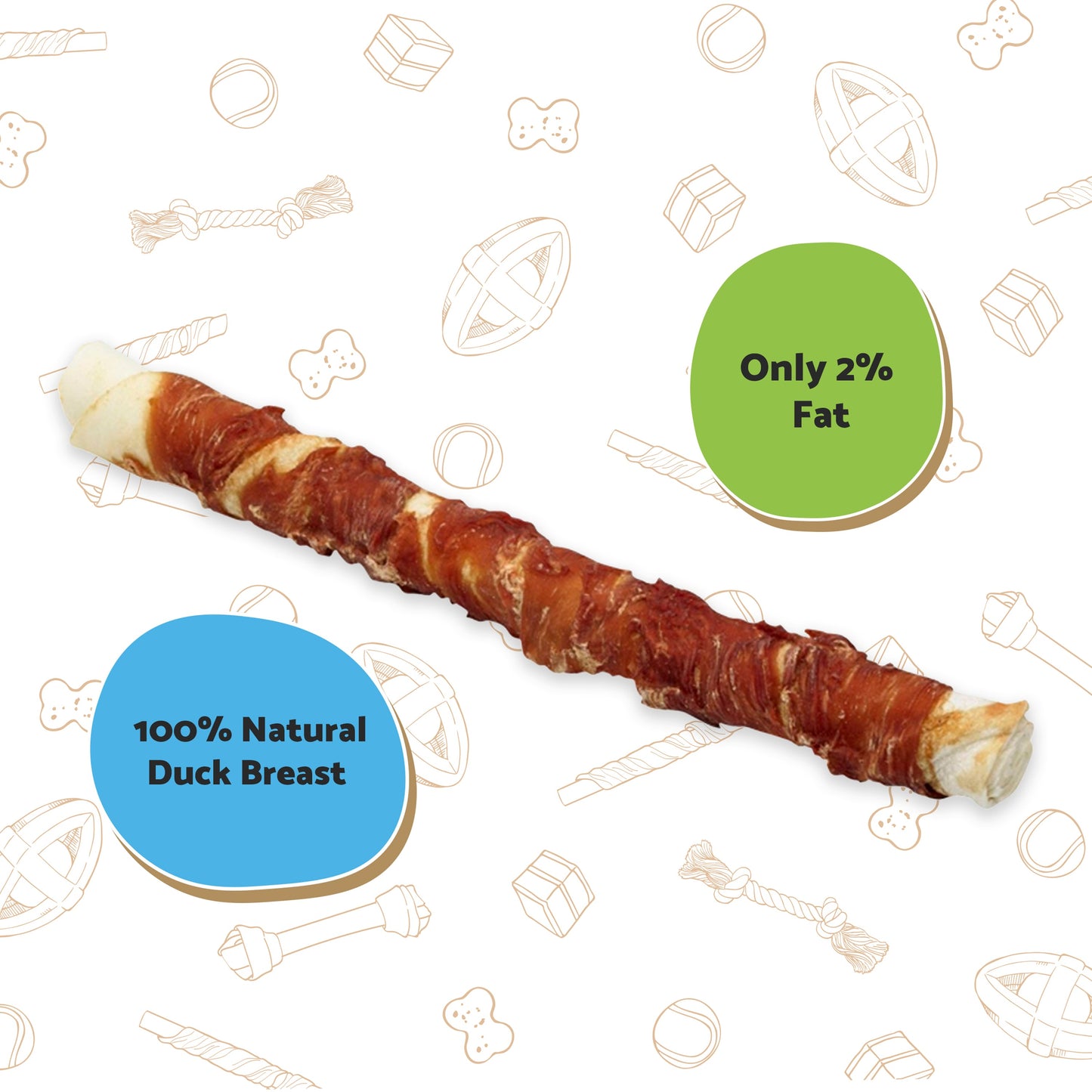 Good Boy Pawsley Mega Chewy Twist Duck 70g