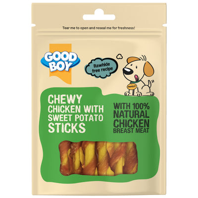 Good Boy Chewy Chicken & Sweet Potato Sticks 90g