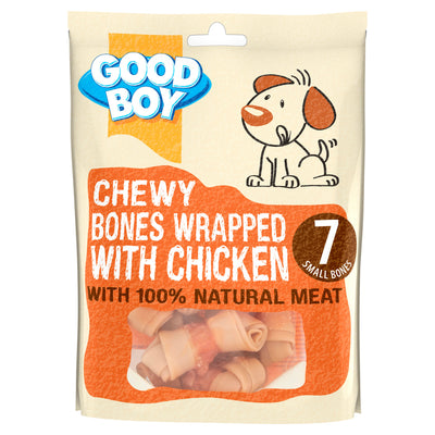 Good Boy Bones Wrapped with Chicken Mini 7pk